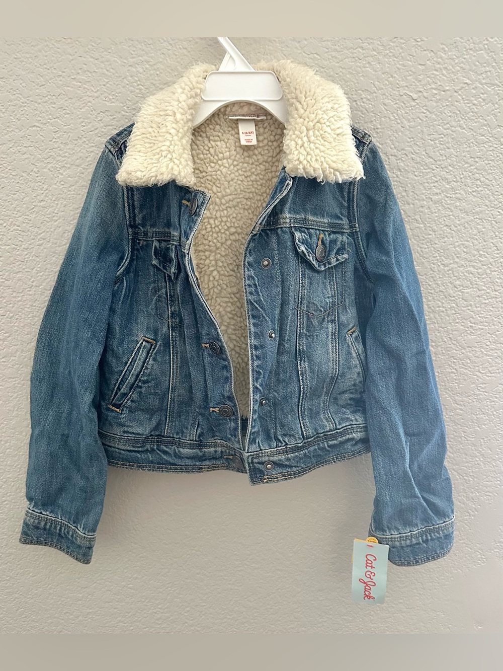 NWT Fleece Lined Jean Jacket